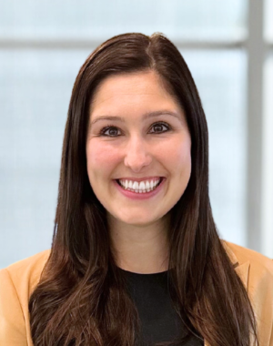 a woman smiling at camera