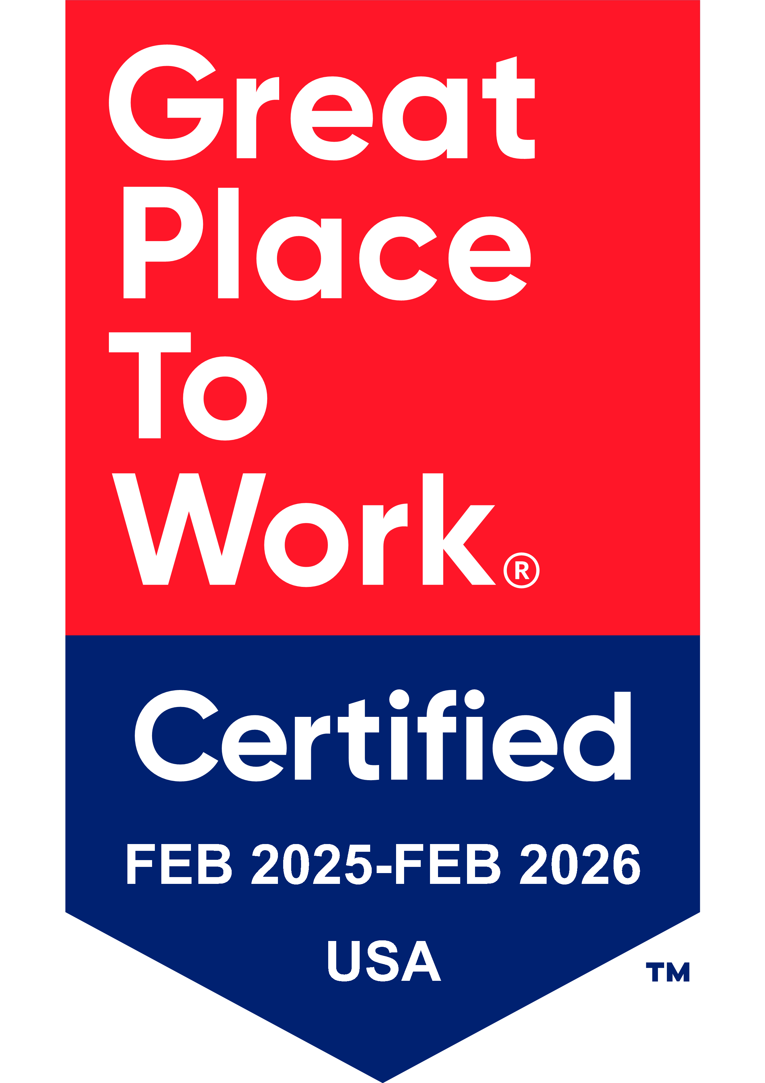 Great Place to Work Certified  